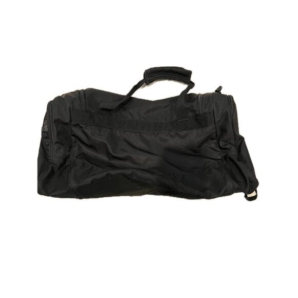 Adidas Defender Medium 20"x12"x10" Black White Duffel Bag - Picture 3 of 6